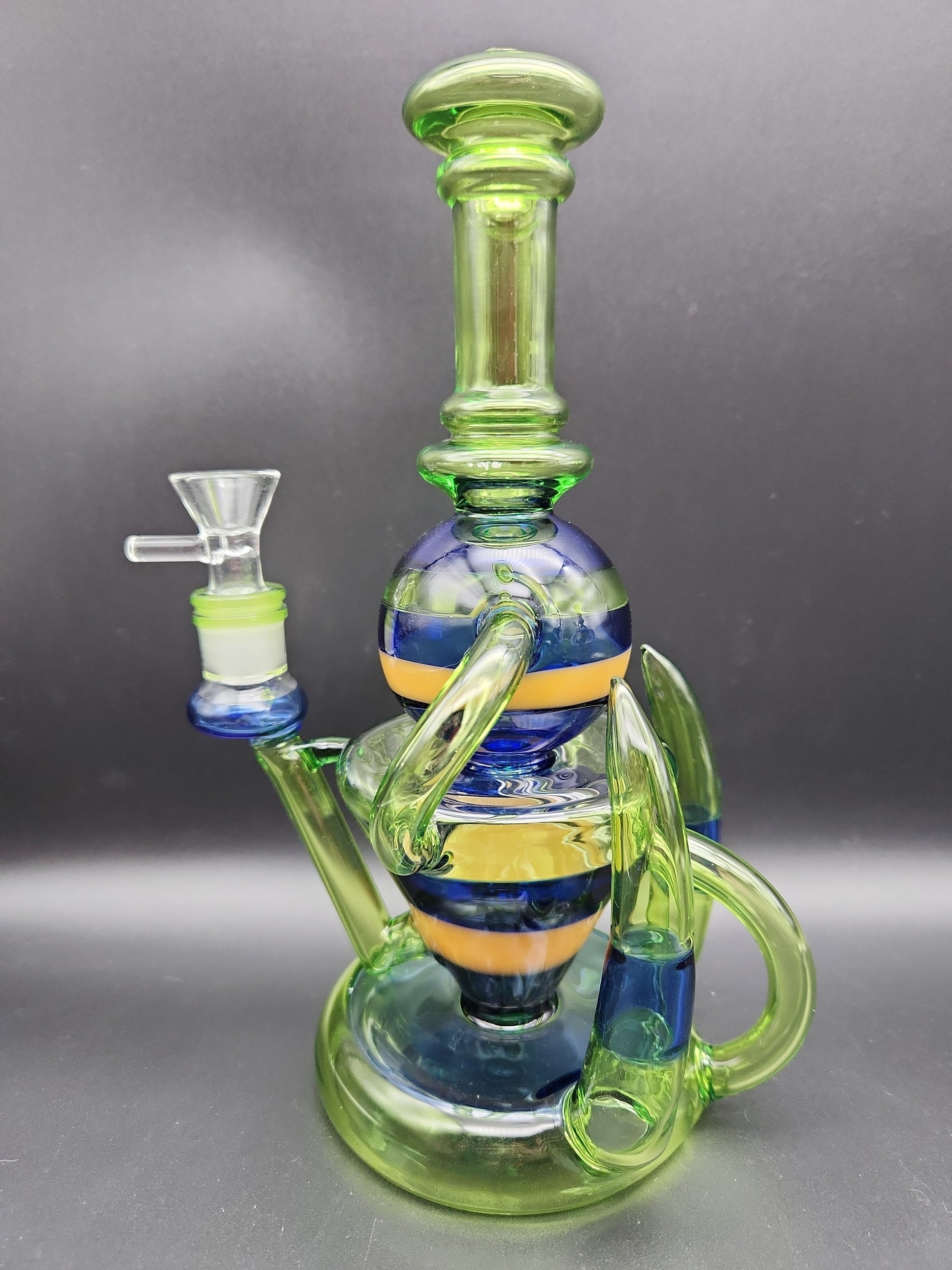 11" Hollowfoot Horn Recycler Water Pipe-Avernic Smoke Shop