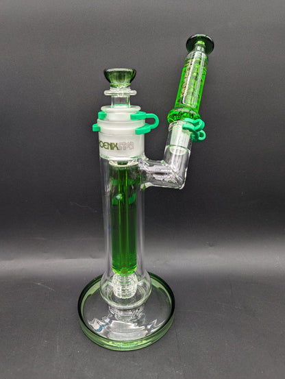 12" Phoenix Glycerin Matrix Sidecar Bubbler-Avernic Smoke Shop