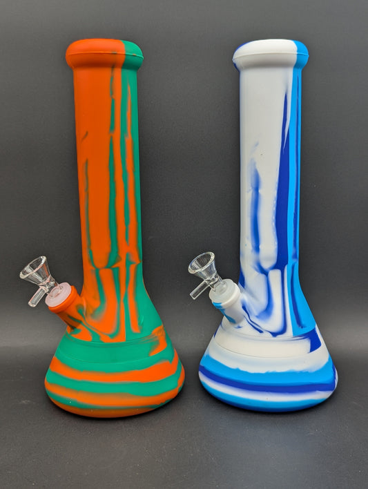 12" Silicone Beaker Bong-Avernic Smoke Shop
