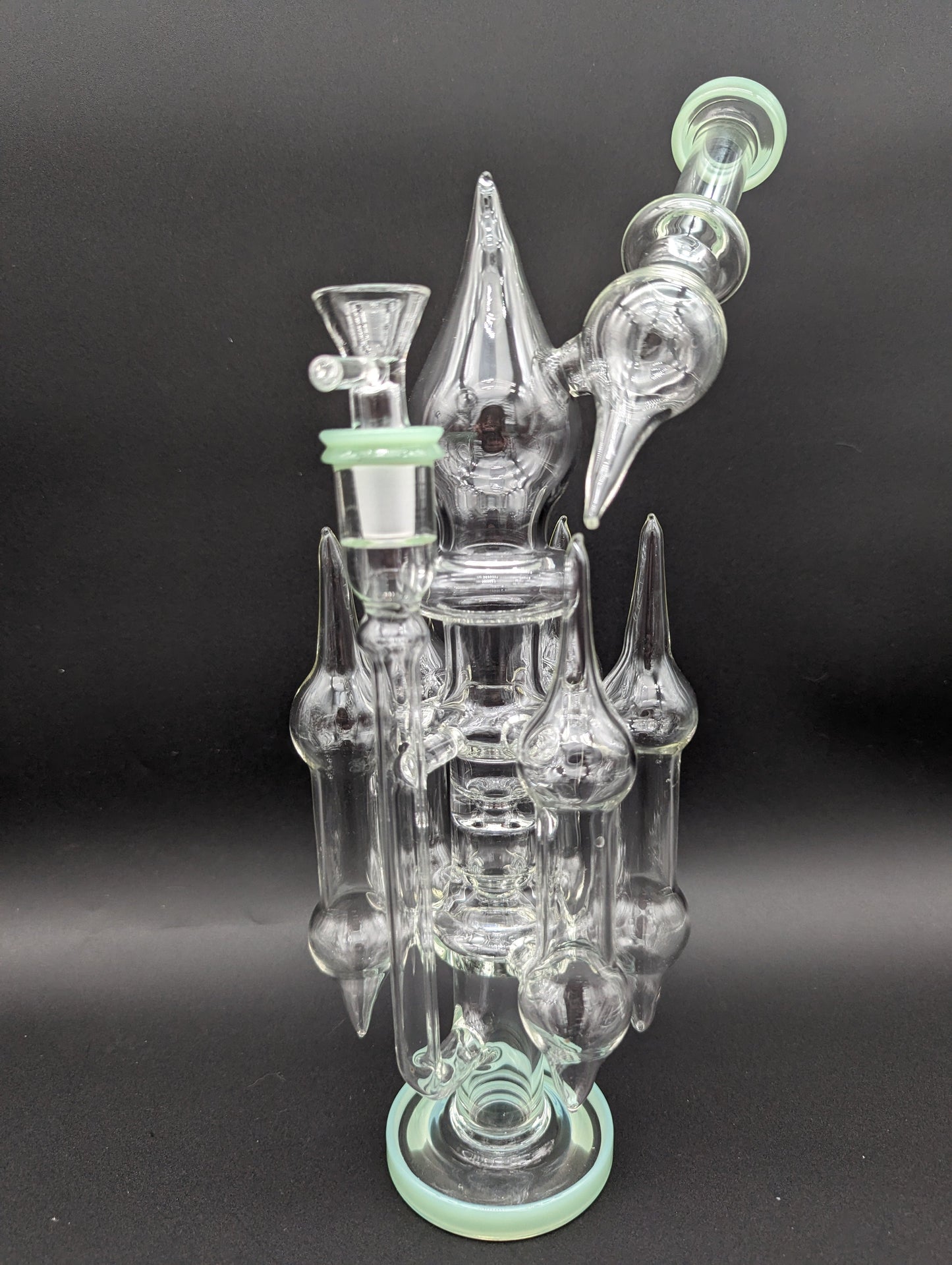 13" Microscope Tower Bong w/ Restriction