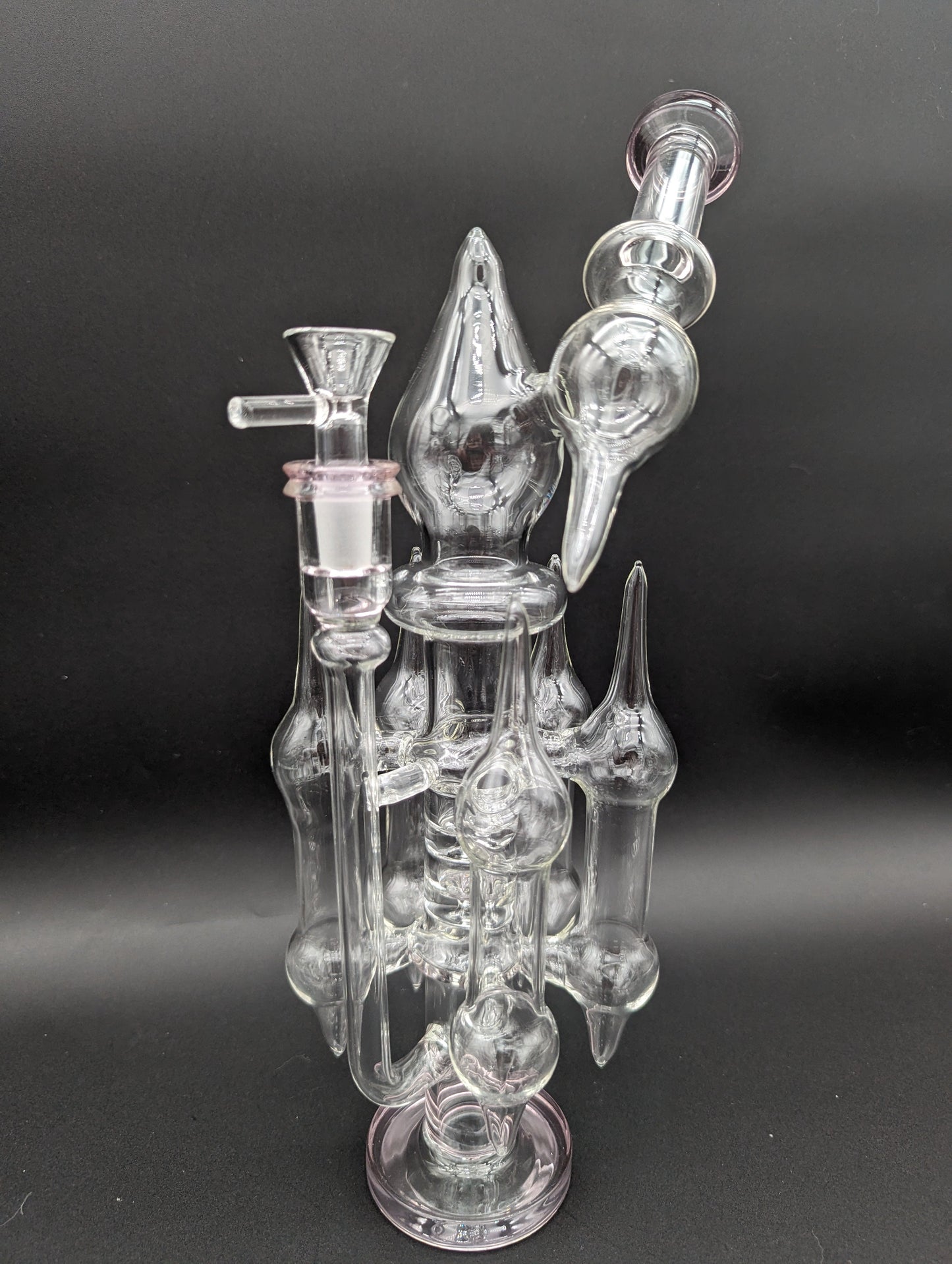 13" Microscope Tower Bong w/ Restriction