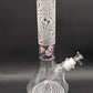 13" Wavy Sandblasted Color Accent Beaker