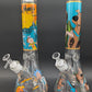 13.5" Cartoon Decal Beaker Bong-Avernic Smoke Shop