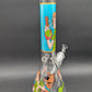 13.5" Cartoon Decal Beaker Bong-Avernic Smoke Shop
