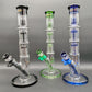 13.5" Phoenix Double Tree Straight Tube Bong
