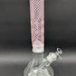 14" Checkered Mandala Beaker Bong