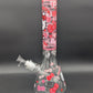 14" Colorful Kitty Graphic Beaker Bongs-Avernic Smoke Shop