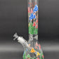 14" Glow in the Dark Mushrooms Beaker Bong