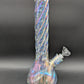 14" Iridescent Twist Beaker Bong 5mm-Avernic Smoke Shop