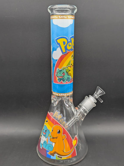 14" Monster Friends 7mm Beaker Bong