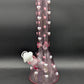 14" Pink Pearl Heart Beaker Bong-Avernic Smoke Shop