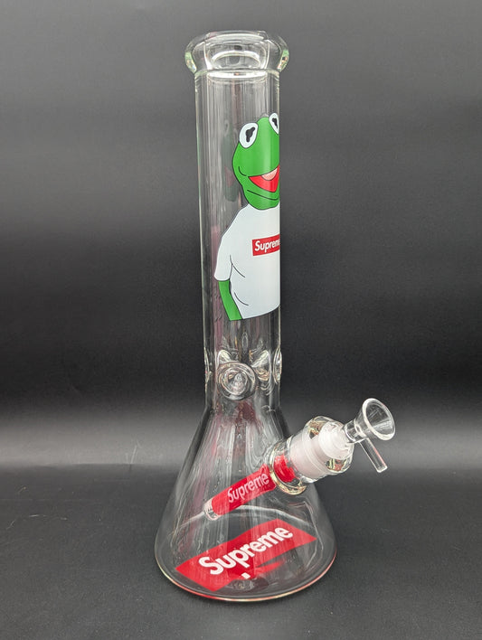 14" Supreme Frog Beaker Bong-Avernic Smoke Shop