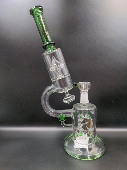 14" Tsunami Glass Microscope Bong - Avernic Smoke Shop