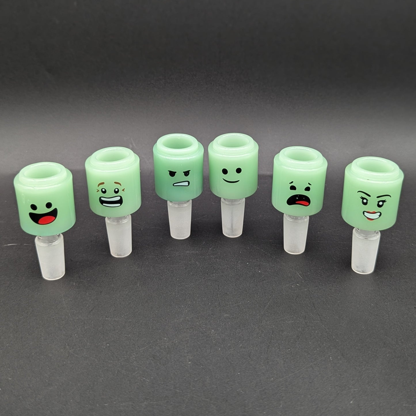 14mm Facial Expressions Bong Bowls-Avernic Smoke Shop