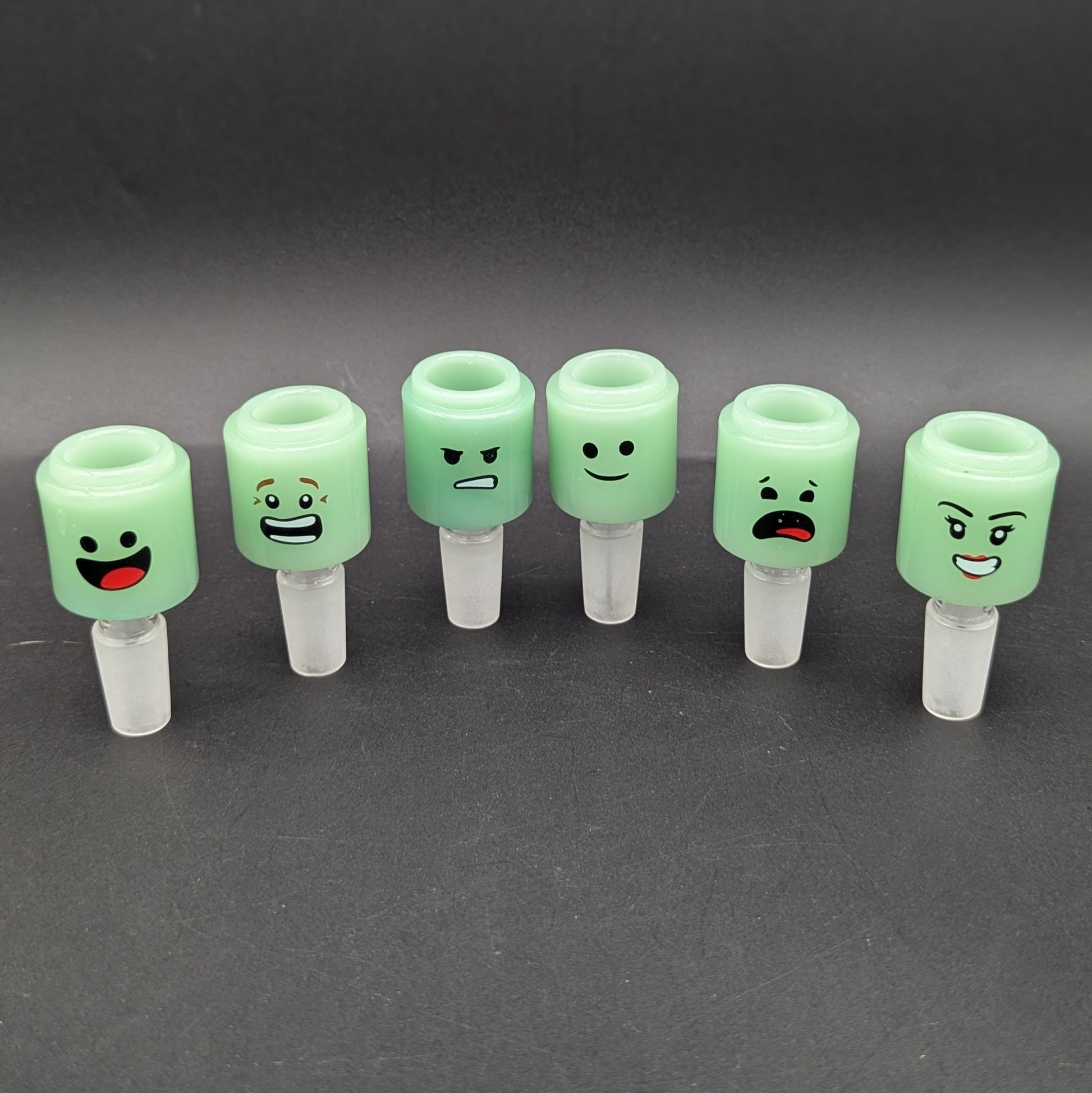 14mm Facial Expressions Bong Bowls-Avernic Smoke Shop