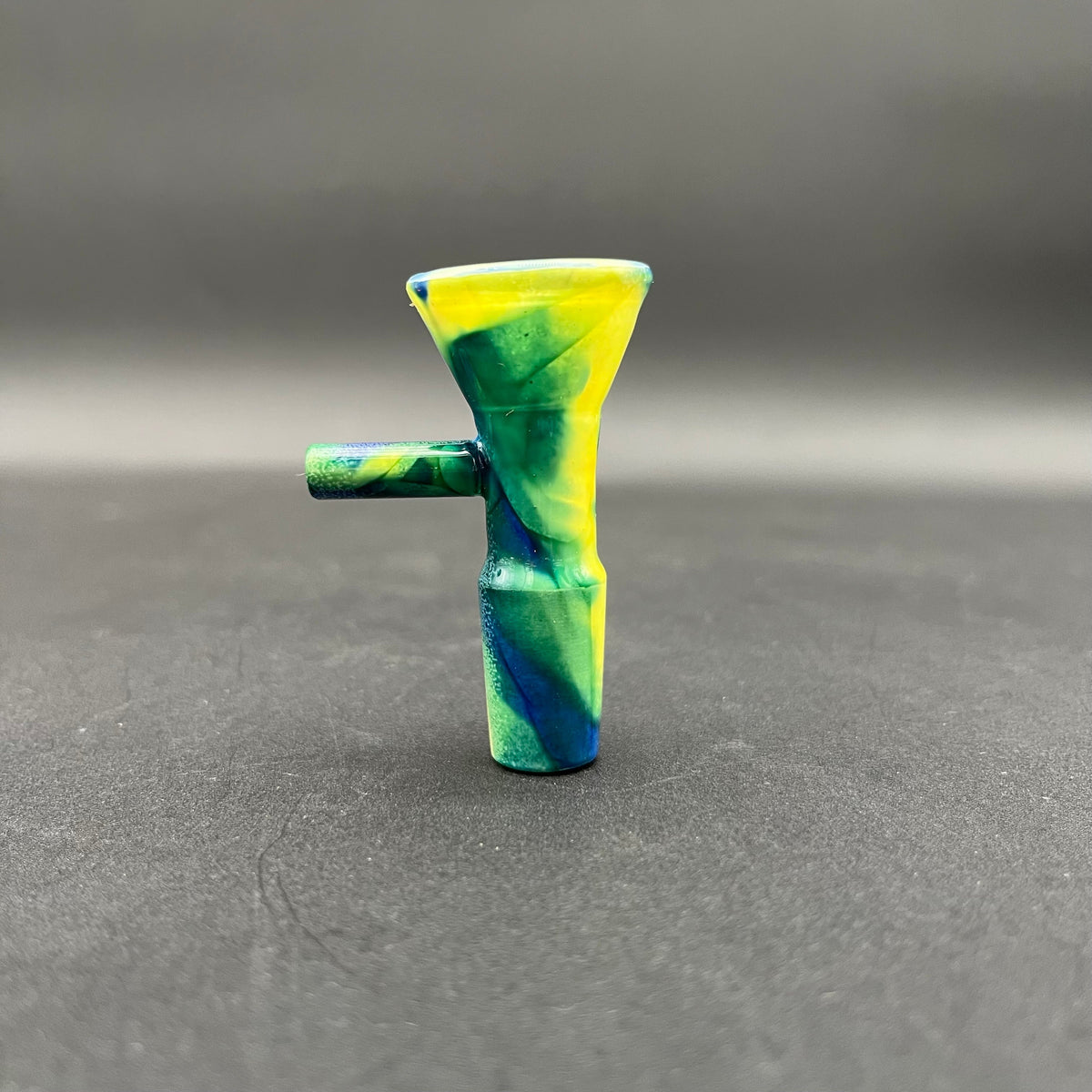 14mm Marbled Design w/ Handle Herb Slide