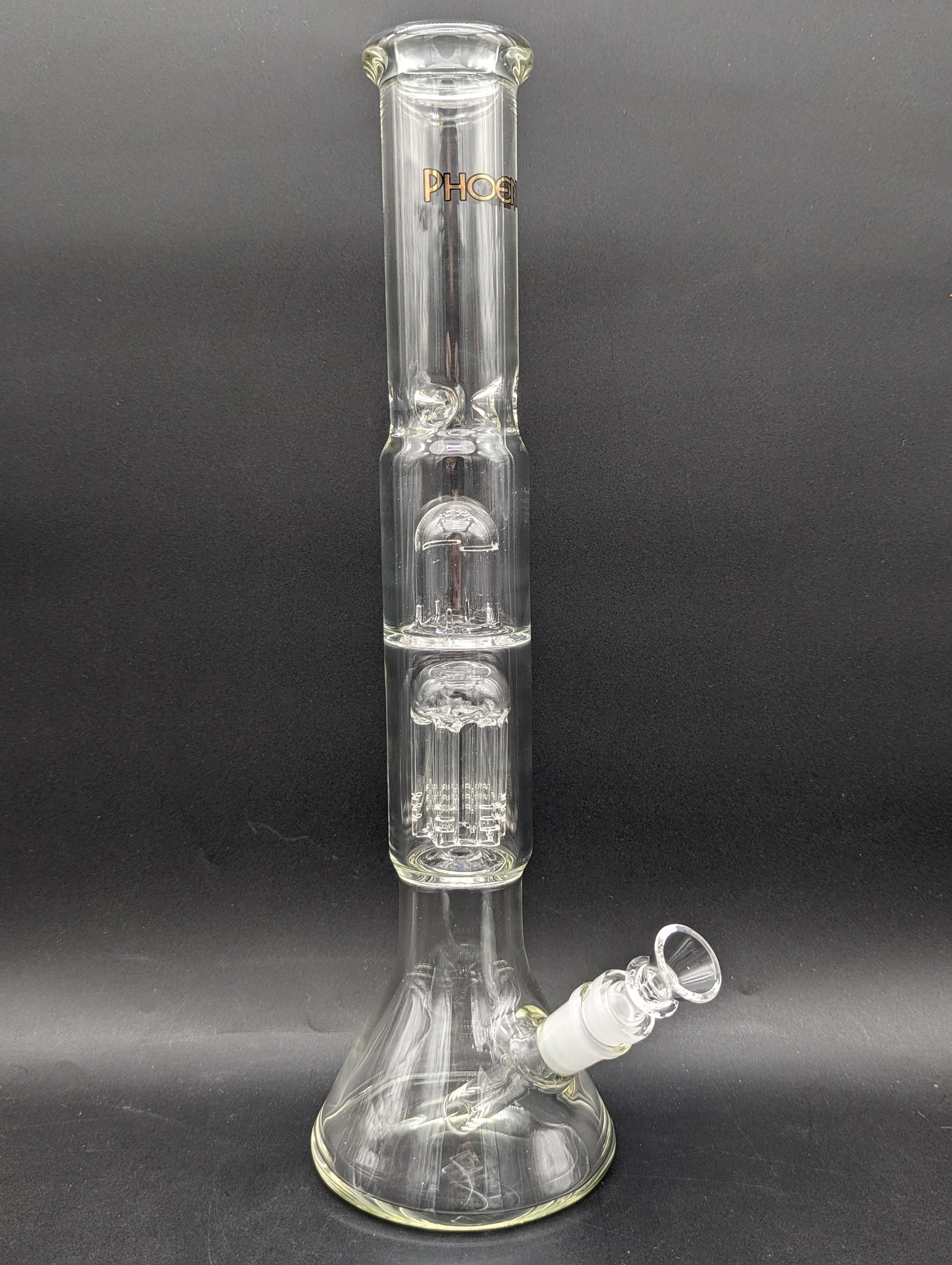 15" Phoenix Beaker w/ Tree and Splash Guard-Avernic Smoke Shop