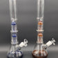 16" Double Tree Color Accent Beaker Bong-Avernic Smoke Shop