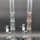 16" Double Tree Color Accent Straight Tube-Avernic Smoke Shop