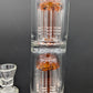 16" Double Tree Color Accent Straight Tube-Avernic Smoke Shop