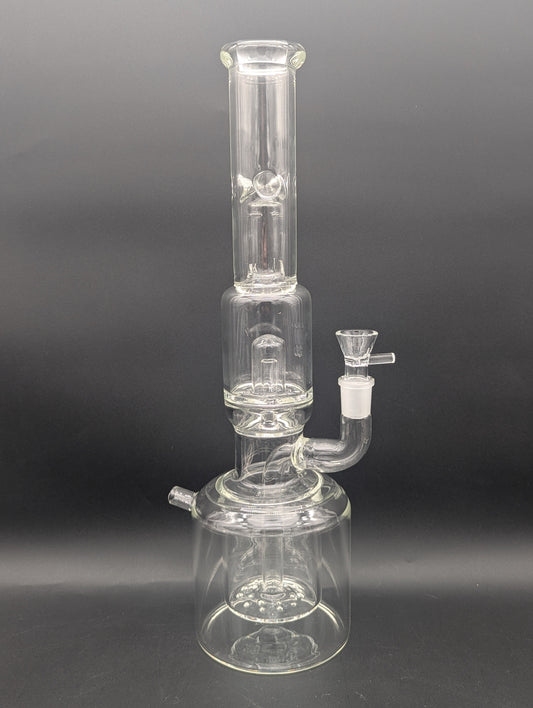 17" Clear Glass Super Can Bong-Avernic Smoke Shop