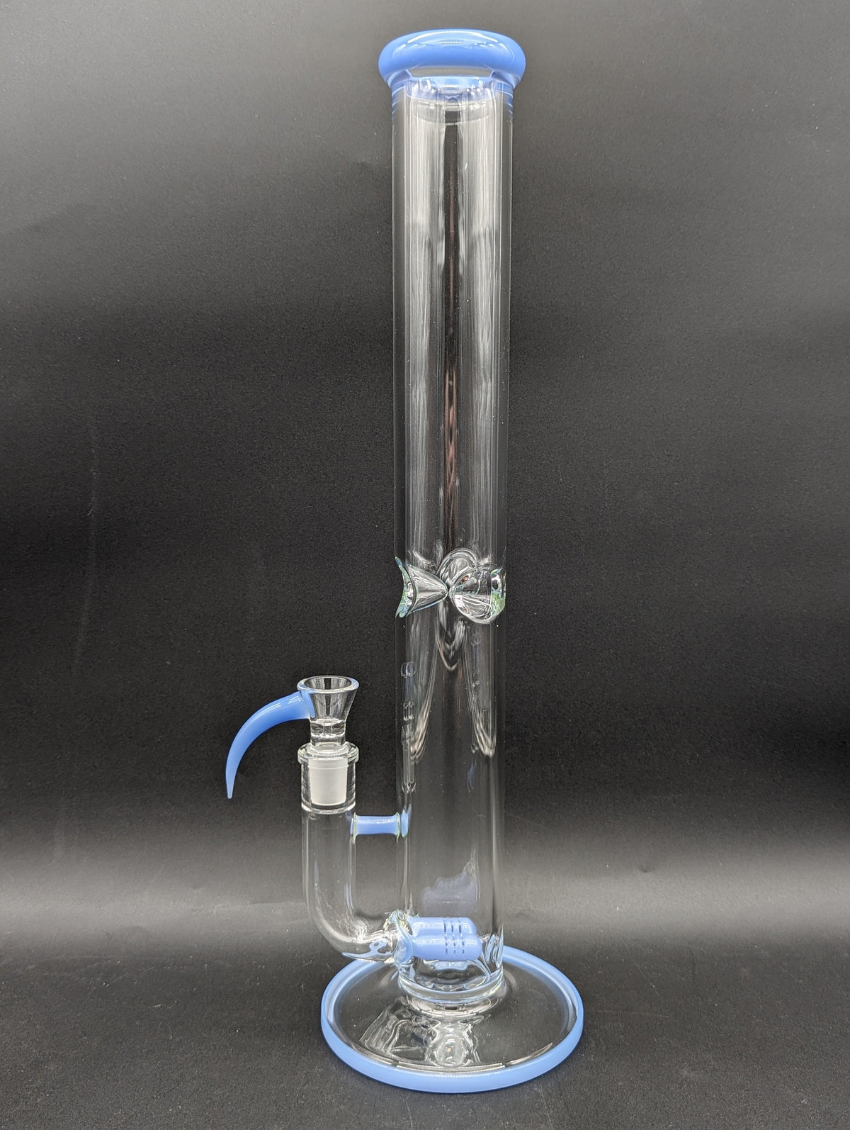 17" Dual Inline Straight Shooter Water Pipe w/ Horn-Avernic Smoke Shop