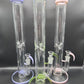 17" Dual Inline Straight Shooter Water Pipe w/ Horn-Avernic Smoke Shop