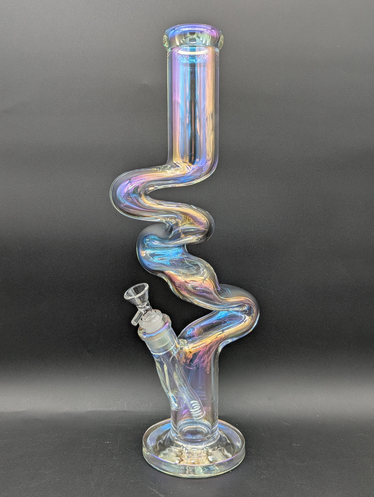 17" Iridescent Multi Kink Bong-Avernic Smoke Shop