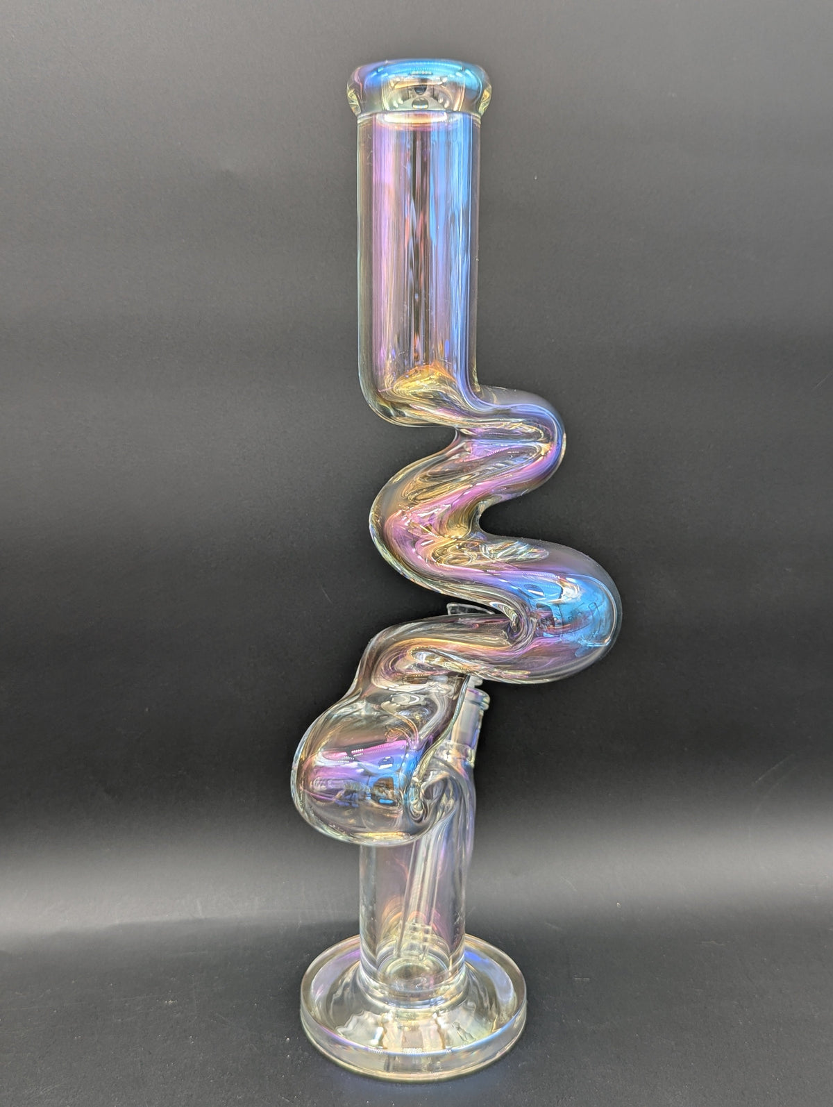 17" Iridescent Multi Kink Bong-Avernic Smoke Shop