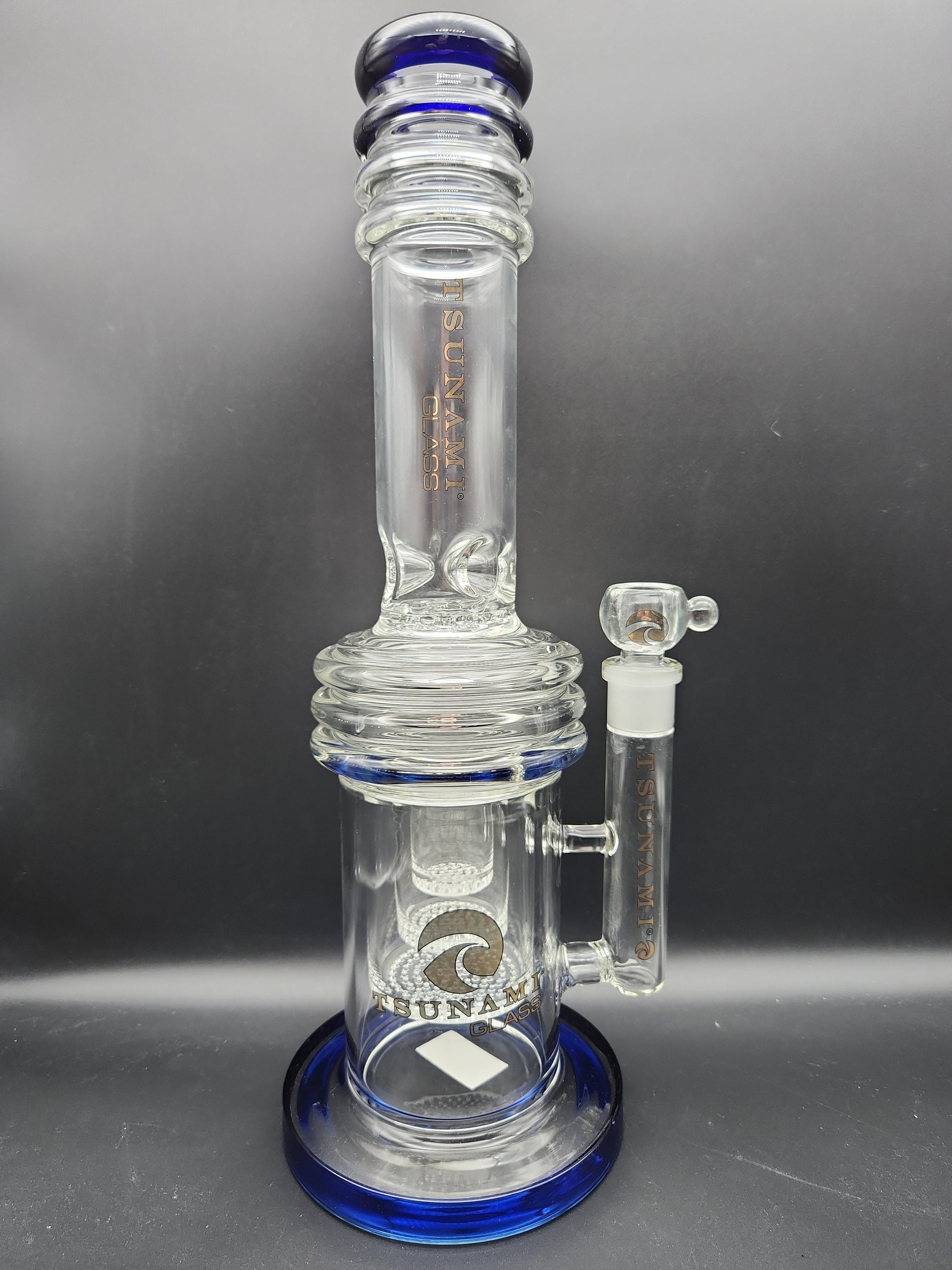 17" Tsunami Triple Honeycomb Heart Perc - Avernic Smoke Shop