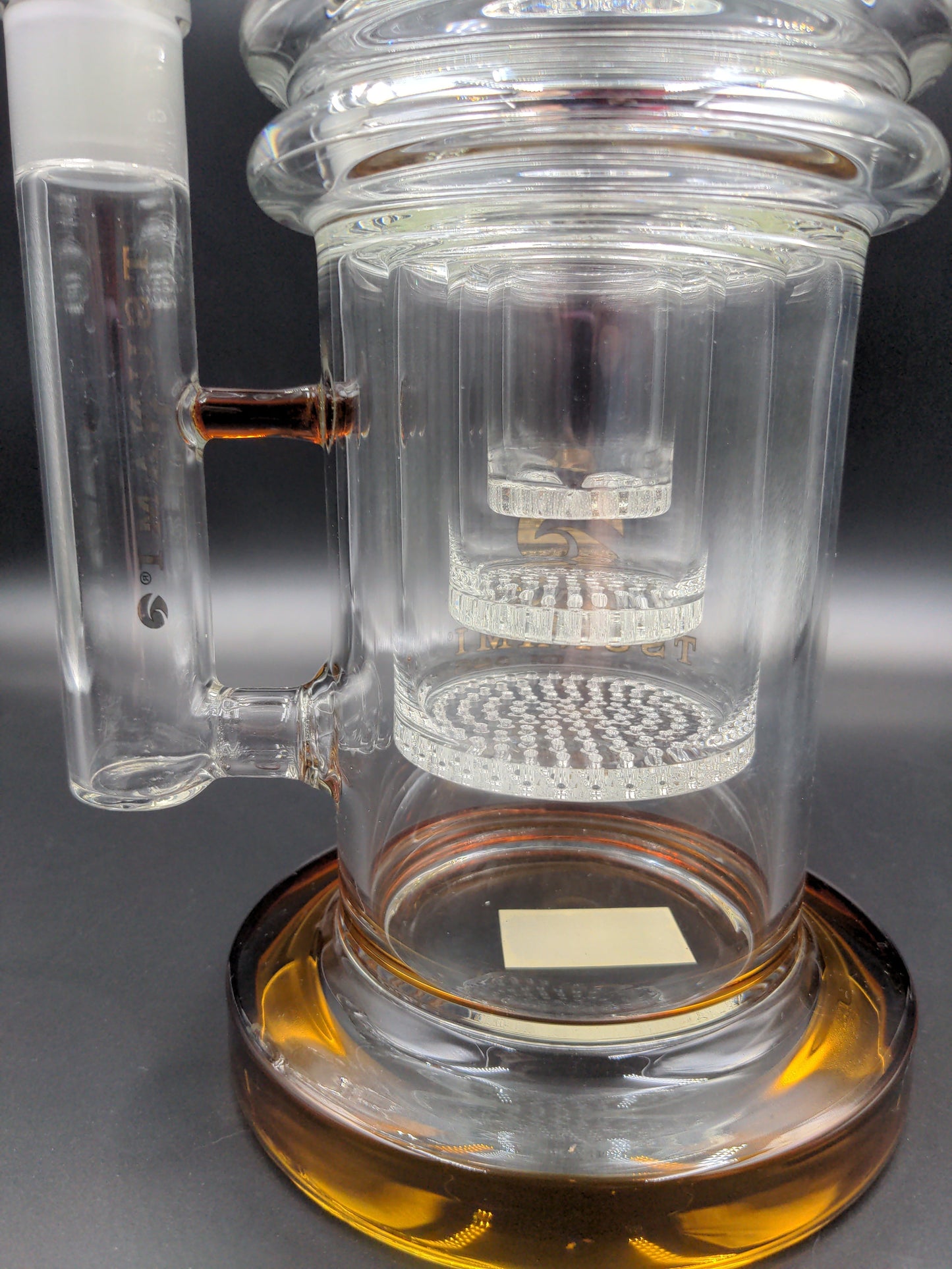 17" Tsunami Triple Honeycomb Heart Perc - Avernic Smoke Shop