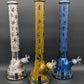 18" Iridescent Weed Leaf Beaker Bongs-Avernic Smoke Shop