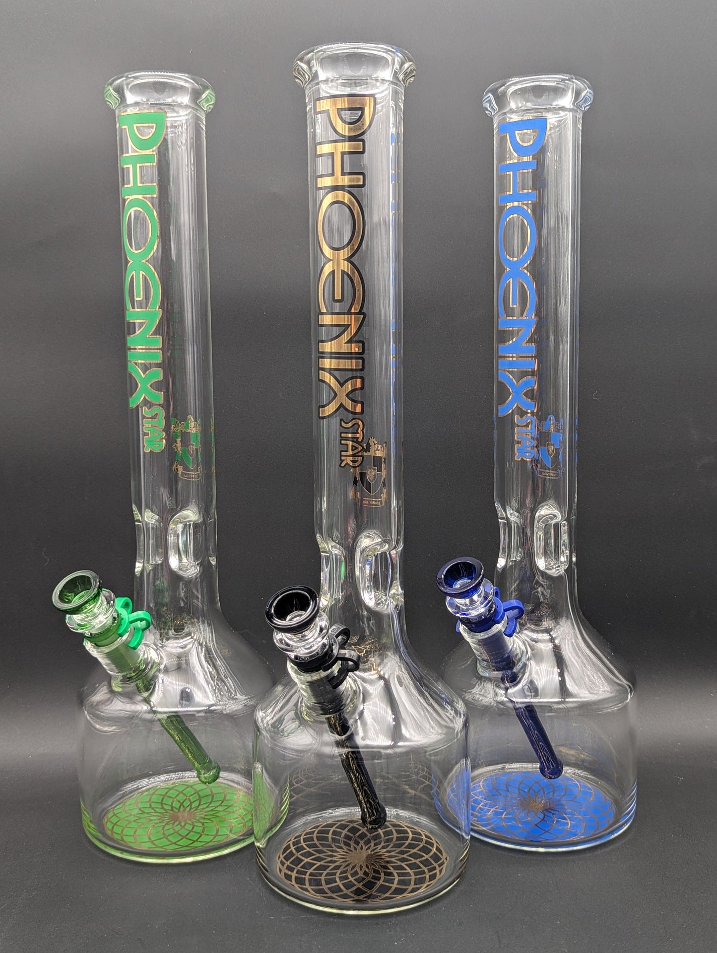 18" Phoenix Big Base Beaker Bong 7mm Thick-Avernic Smoke Shop