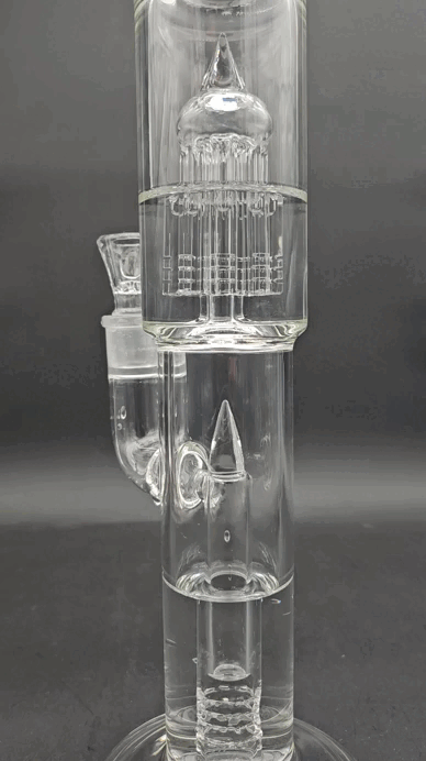 Greek Glass 360 Grid to 8 Arm Tube-Avernic Smoke Shop