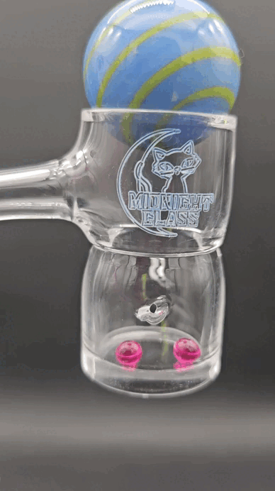 Midnight Quartz Auto Spinner Splash Guard Banger 14mm-Avernic Smoke Shop