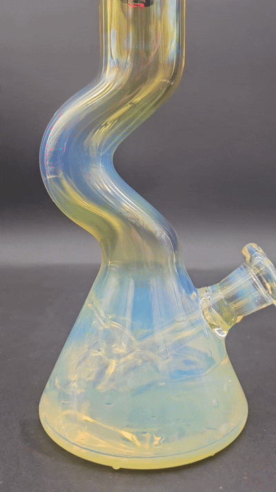 7" Fumed Mini Zong Beaker-Avernic Smoke Shop