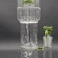 Midnight Glass 18" Worked Dual Perc Bong-Avernic Smoke Shop