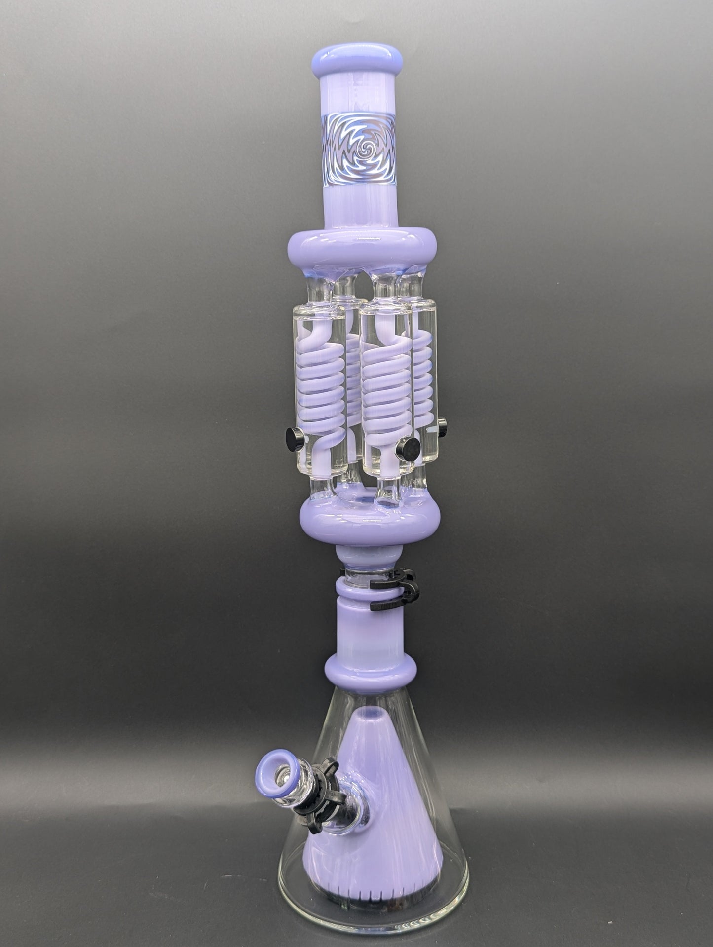 21" Quad Glycerin Coil Bong w/ Collins Perc-Avernic Smoke Shop