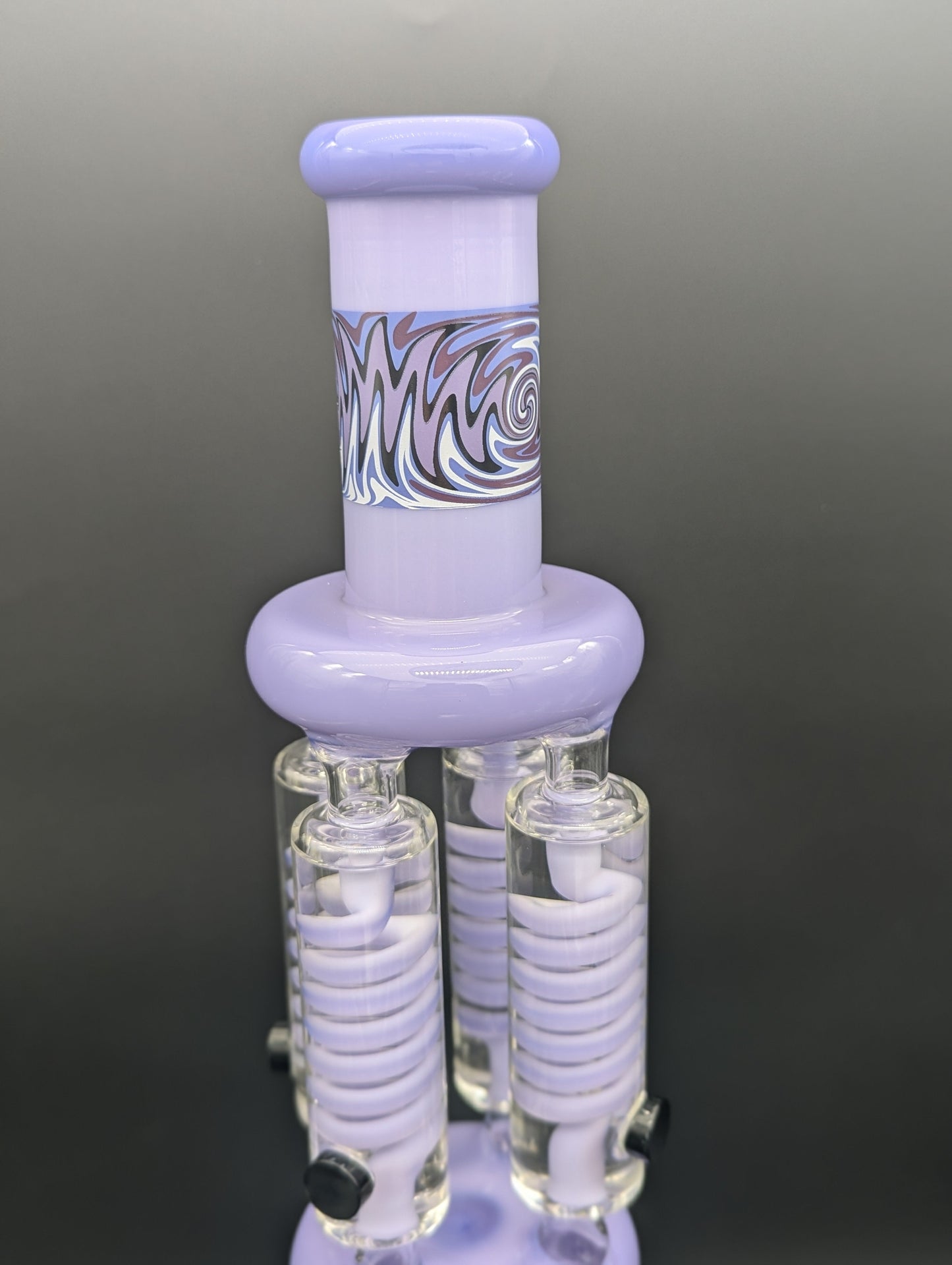 21" Quad Glycerin Coil Bong w/ Collins Perc-Avernic Smoke Shop