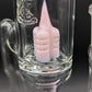 2K Glass 16" Dual Perc Recycler - Pink Cadillac