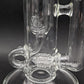 2K Glass 18" Threeline Recycler Bong