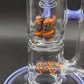 2K Glass - 19.5" Triple Perc Tube - Purple Worked