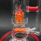 2K Glass Dual Gridline to Inv3 Tube 15.5" - Worked Red/Yellow