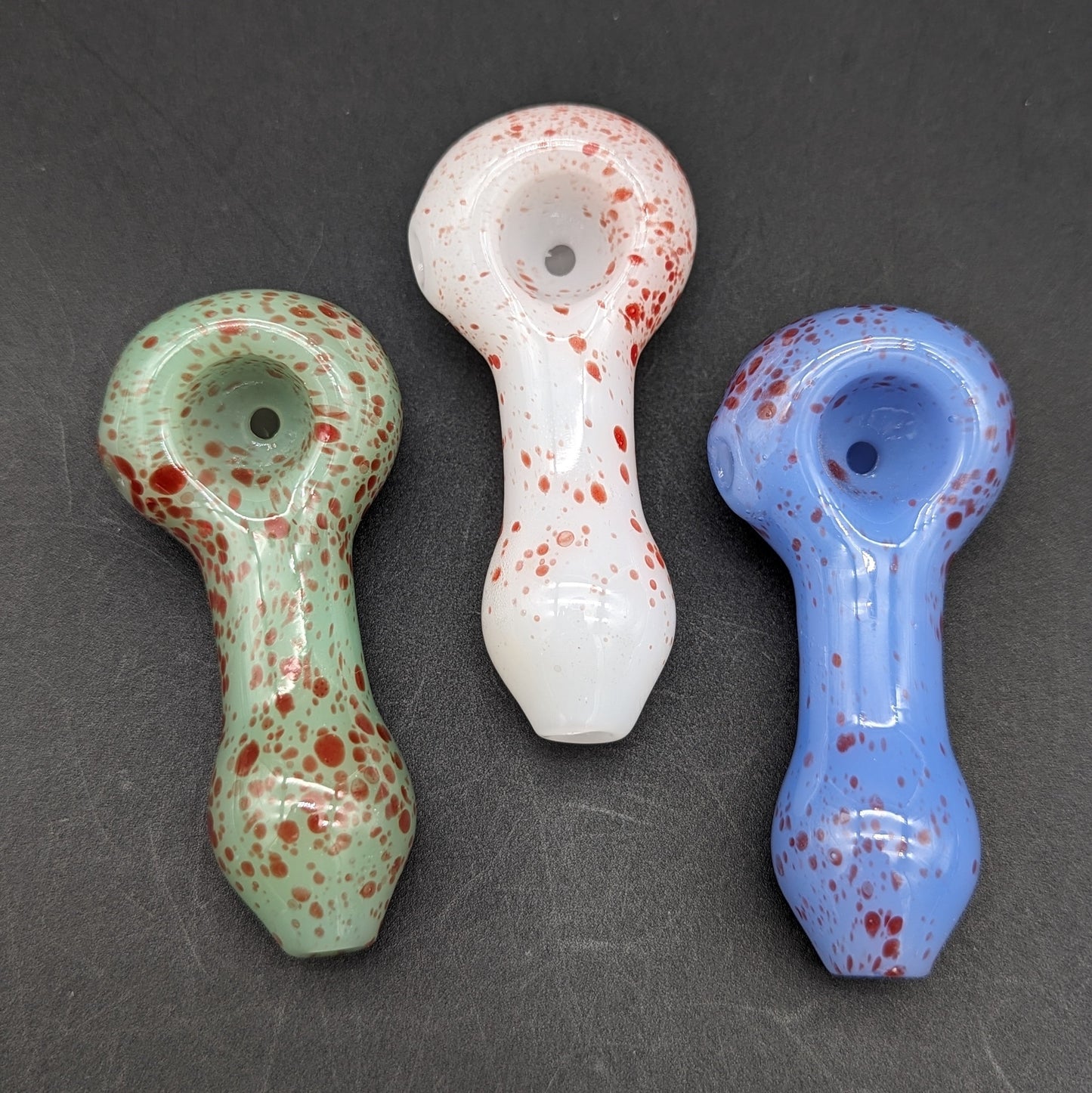 3" Blood Splatter Small Hand Pipe-Avernic Smoke Shop