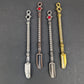 3.25" Jeweled Metal Dab Scoops-Avernic Smoke Shop