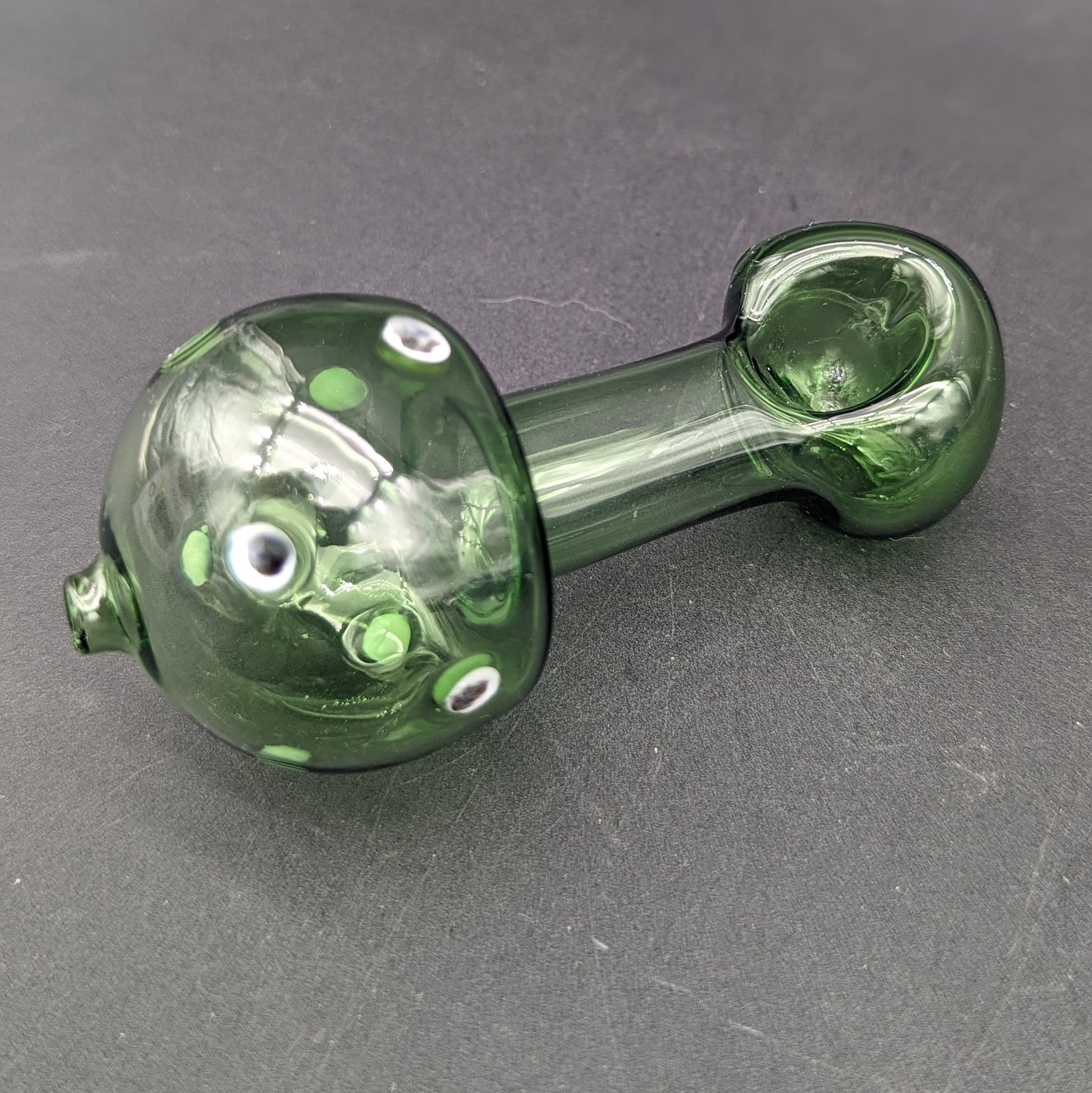 3.5" Mushroom Thin Glass Hand Pipe-Avernic Smoke Shop