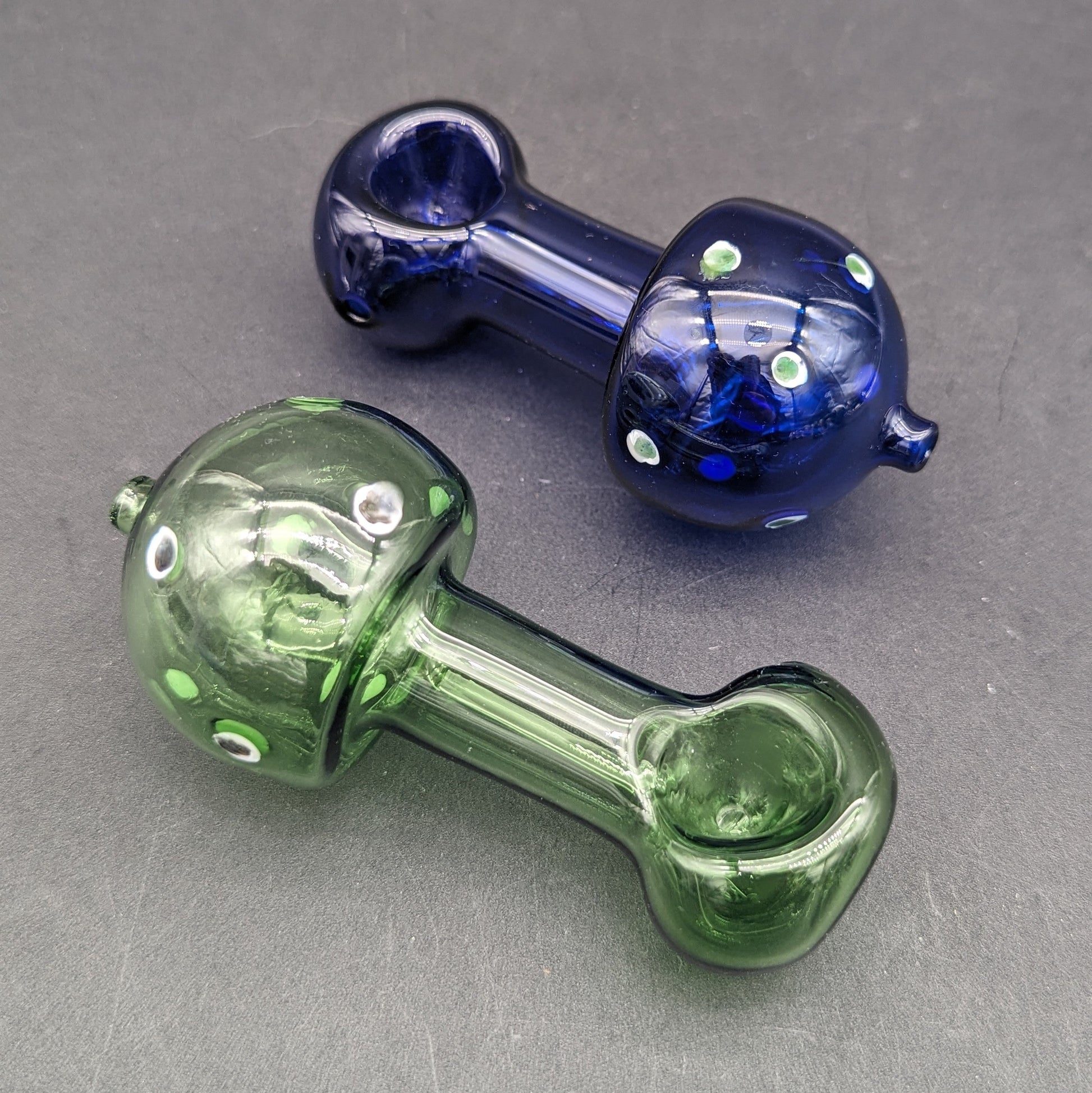 3.5" Mushroom Thin Glass Hand Pipe-Avernic Smoke Shop