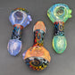 4" Color Fumed Wig Wag Pipes-Avernic Smoke Shop