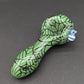 4" Color Spider Web Spoon Hand Pipe-Avernic Smoke Shop