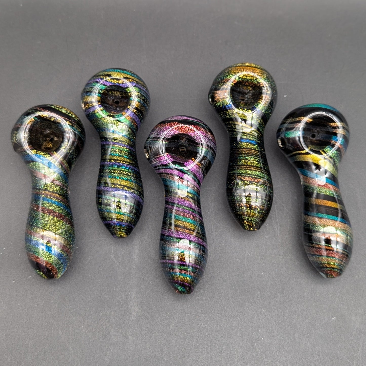 4" Dichro Twist Hand Pipe